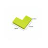 100Pcs MOC Smooth Blocks Assembles Particles 14719 Flat Tile 1+2 Corner Construction Bricks Learning Works With Brand Leduo Playthings