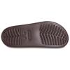 Crocs Modne Proste Wsuwane Klapki Obuwie Damskie Ciemnobrązowe 209869-2EY