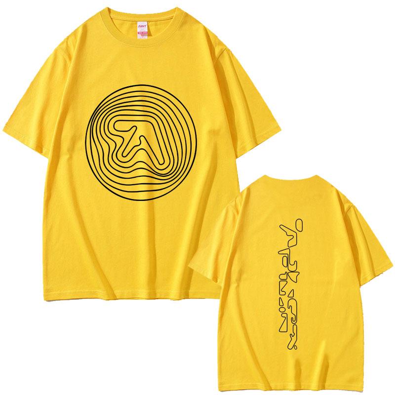 Aphex Twin Graphic T Shirt Men Women Clothing Punk Gothic Vintage Short Sleeve Tshirt Mens Casual Cotton Crewneck Tshirts