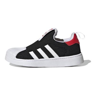 Superstar 360 C Schwarz Lebhaftes Rot Kinder Sneaker Core-Black Cloud-White GZ5033