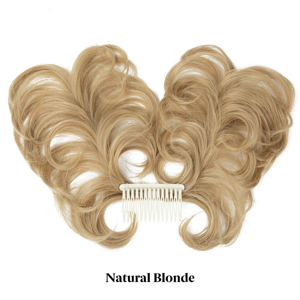 Adjustable Fluffy Wig Hair Ring for European & American Style Ponytails