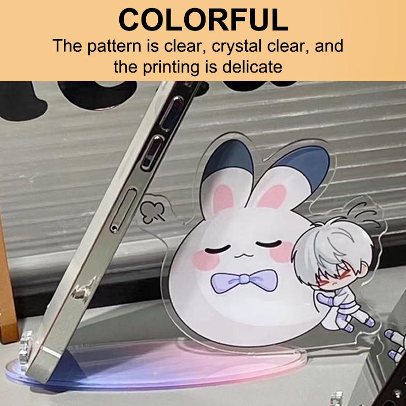 Q-Version Love And Deepspace Phone Stand Complete Set Of Acrylic Exquisite High Beauty Cute Thickened Desktop Decor Girl Gifts