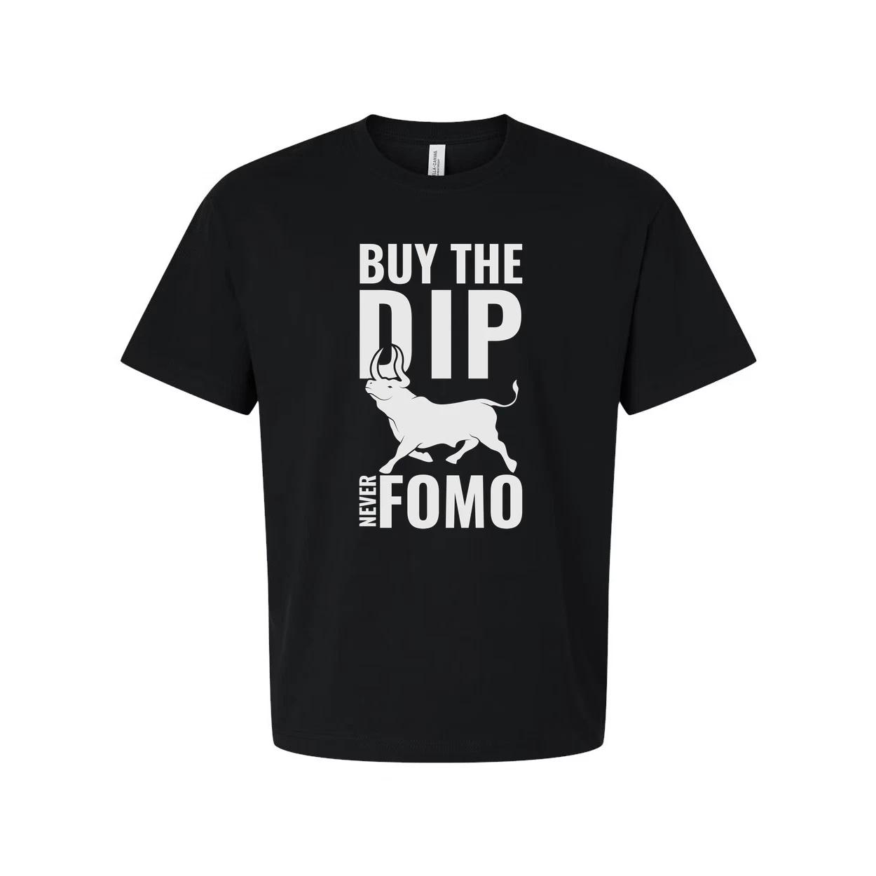 

Crypto Bull Buy The Dip Unisex T Shirt With Bold Graphic Print For Crypto Enthus XL