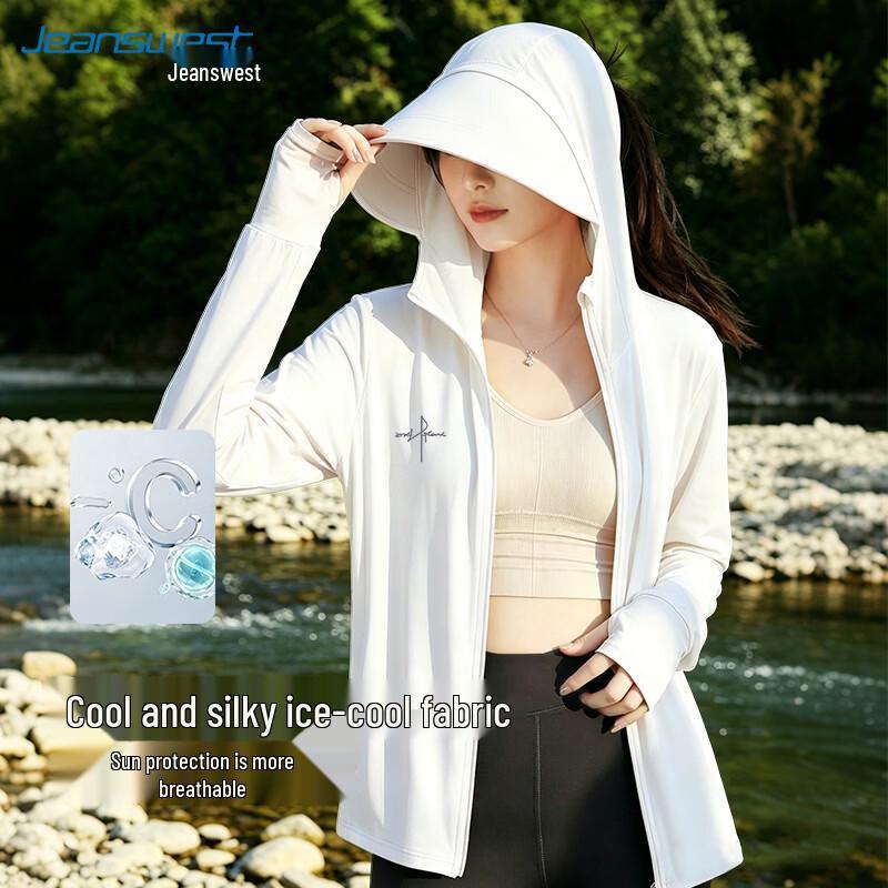Jeanswest Women s Hooded UV Protection Sun Jacket M
