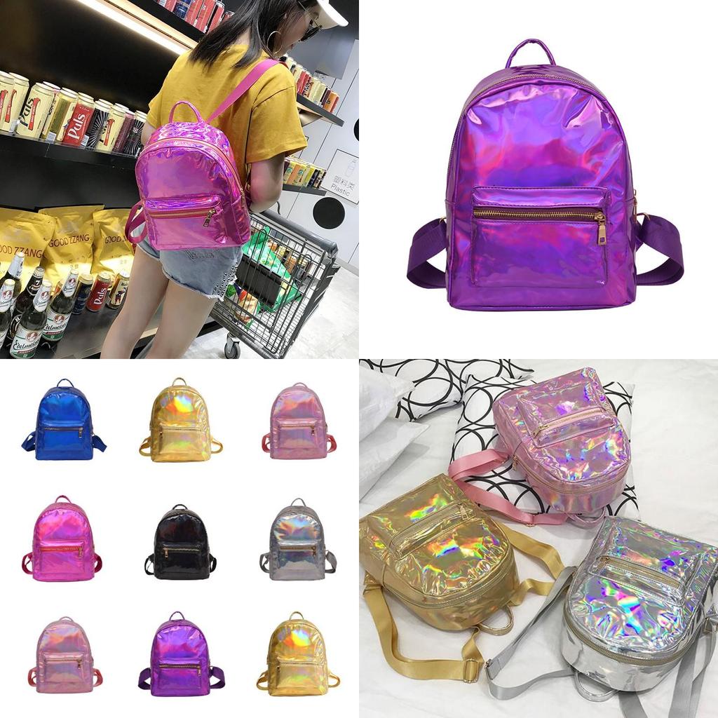 Luxurious Women's Backpack Shoulder Bag For School And Travel In Pu Leather