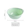 ASVEL Antibacterial Double-Layer Draining Basket and Sieve for Fruits and Vegetables