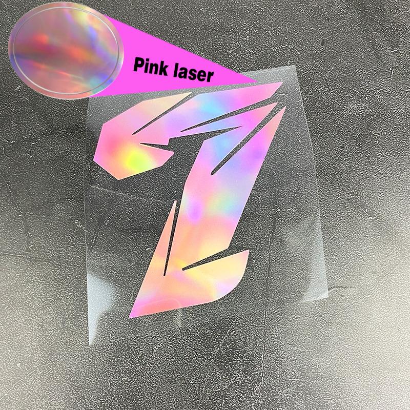 

1PC 0to9 Pink Laser Number Motorcycle Stickers Waterproof for DIY Motorbike Helmet Box Fuel Tank Fairing Universal Vinyl Decals High 5cm