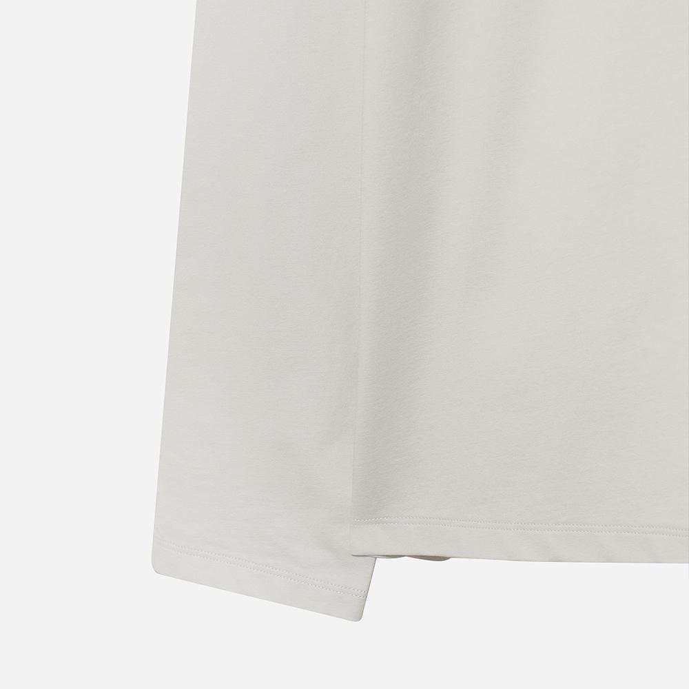 DOD Lettering Graphic Long Sleeve T-Shirt (Ivory)