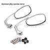 Retro Aluminum Round Rearview Mirrors for Harley Electric Motorcycle