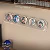 2Piece Transparent PET WallMounted Display Shelf for Cards & Badges Adhesive 1pc