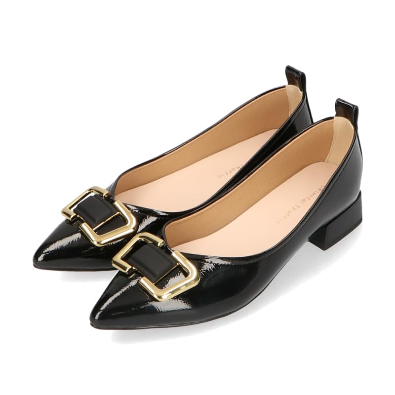 

Motif Low Heel Enamel Pointed Toe Flat 51104 BLACK cm E [Oriental Traffic] Pumps, Pumps, Pumps, Pumps, Pumps, Women s 25.0 чорний