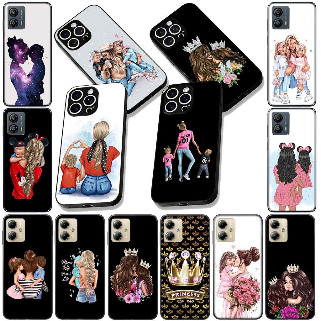 Cover for Samsung Galaxy A05 A06 A14 A50 A51 A52 A12 A13 A17 A70 A07 A25 A26 A56 A23 M53 Case Woman Baby Girl Mom Family Boy