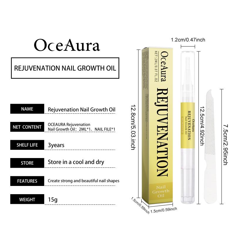 Nagelvoeding Polish van Oceaura Dagelijkse Verzorging Herstellende en Hydraterende Bescherming voor Nagels