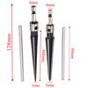 2PCS Handheld 3-13mm Tapered Reamer 5-16mm Chamfer Reaming T Handle Reamer T-Shank Hand Reamer For Wood and Plastic