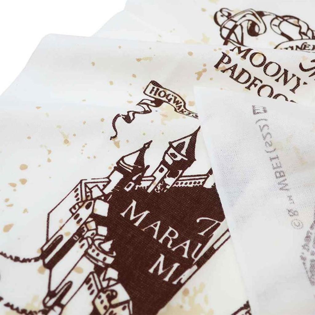 Marushin Hand Towel Harry Potter Map Oka Fabric Made In Japan Character 4105033800
