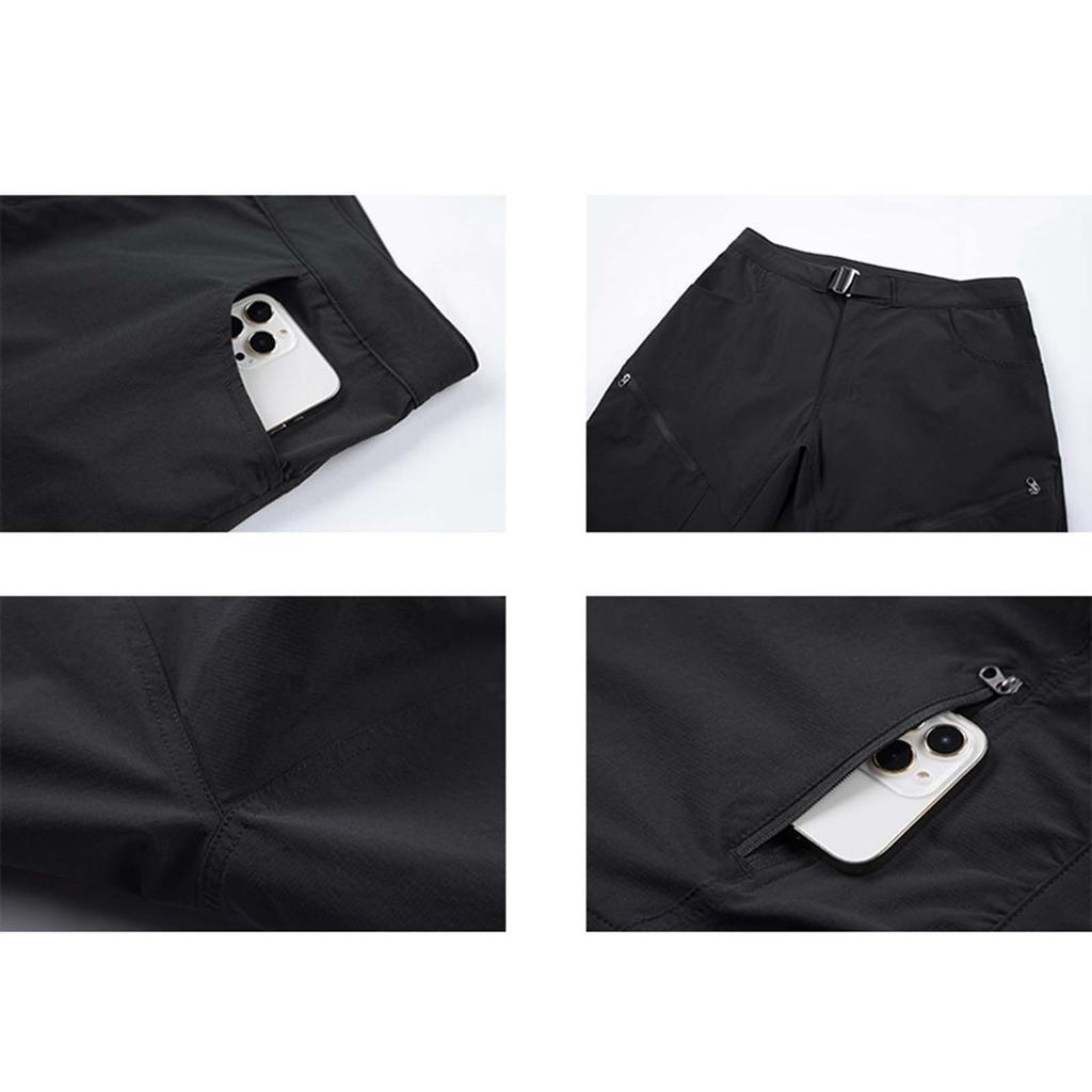 Men's Summer Quick Drying Five Quarter Pants, Loose And Breathable Workwear, Straight Leg Shorts