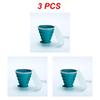Silicone Collapsible Travel Cup 250ml BPA FREE Folding Camping Cup with Lid Reusable Expandable Drinkware for Outdoor Hiking