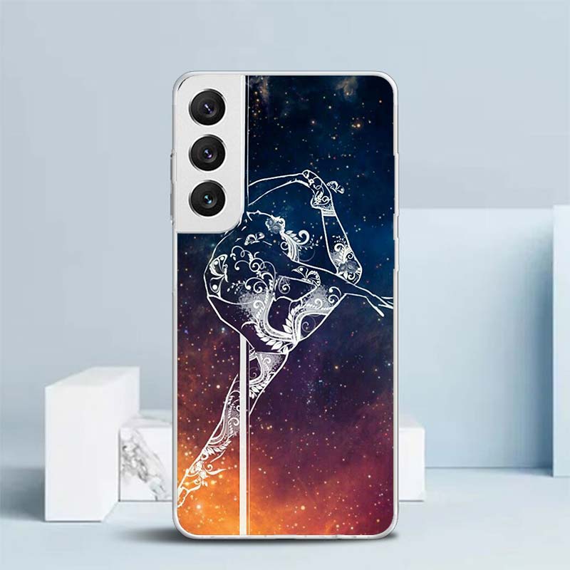 Pole Dancer Dancing Soft Cover for Samsung Galaxy S25 Edge S26 S24 S23 Ultra Phone Case S22 S21 Plus S20 FE Print Pattern Shell