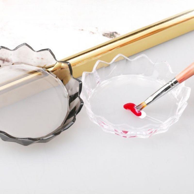 3pcs, Multi Purpose Color Palette, Rhinestone Sequin Nail Art Brush Holder - for Nail Art and Oil Painting Art Color Enthusiasts