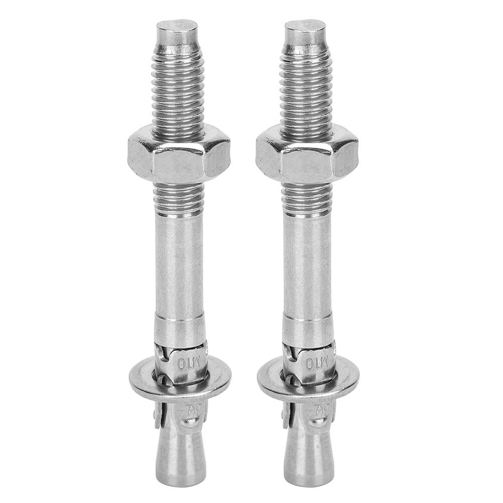 2Pcs Stainless Steel Setscrew Anchor Screw Expansion Bolt Piton Outdoor Climbing Equipment
