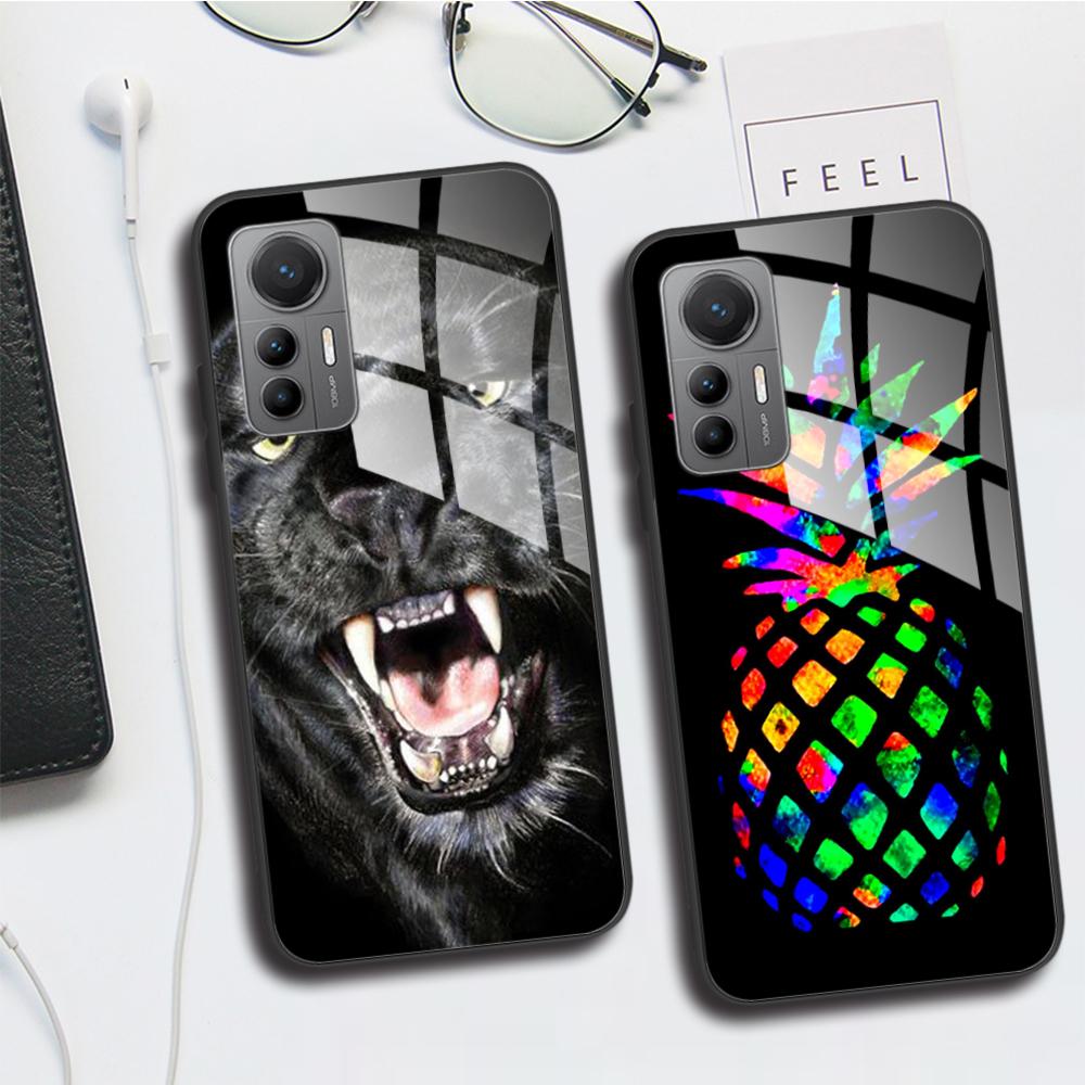 Mi 12 Lite Case for Xiaomi 12 Lite / Mi 12S Pro 12s Ultra Tempered Glass Cases For Xiaomi 12X 12 Pro Mi12 12Lite Cover Fundas