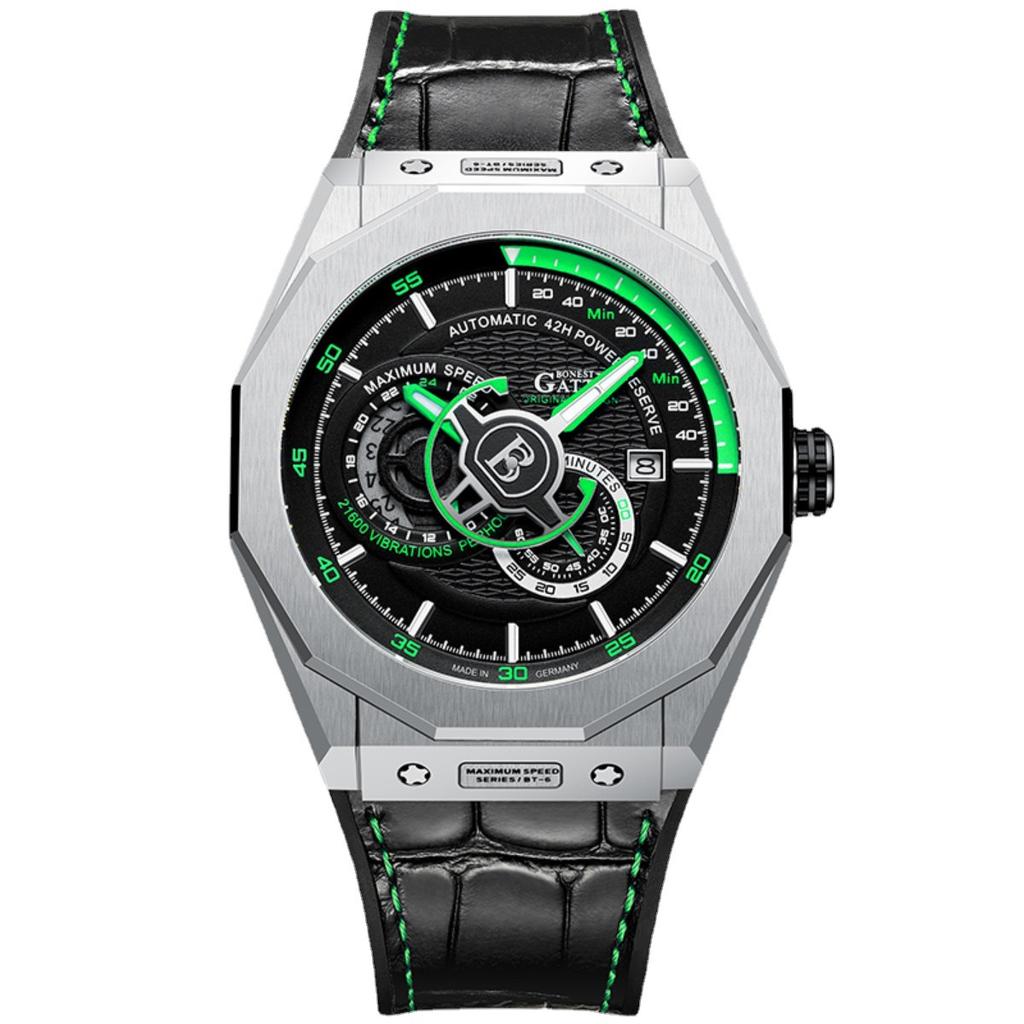 Bonest Gatti Watches Business Glow-in-the-dark Mechanical Watch Waterproof Luxury Watch
