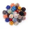 10pcs Plush Mohair Ball Beads Colorful Soft Pompom Beads For DIY Jewelry Making Handmade Clothing Earrings Decor Accessories
