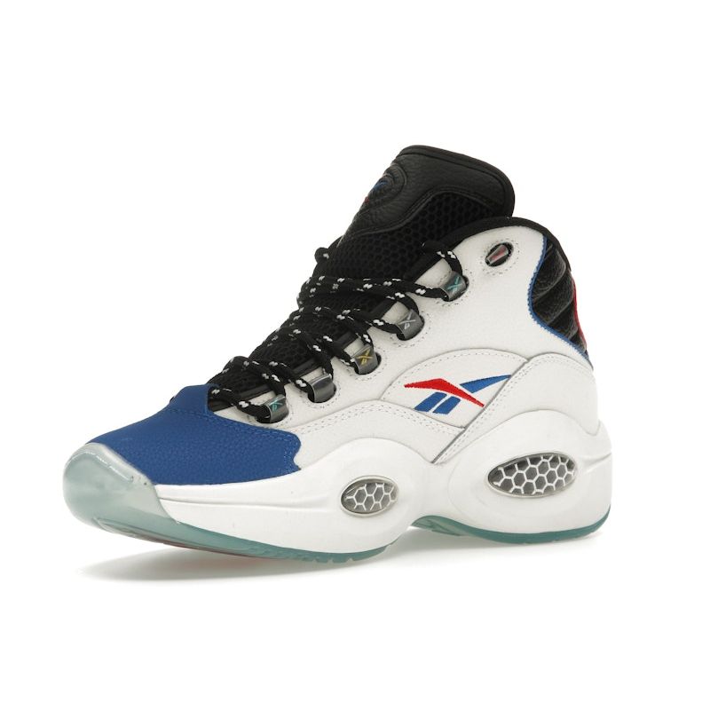 Reebok Question Mid Men Chalk Core Black Vector Blue GW8858