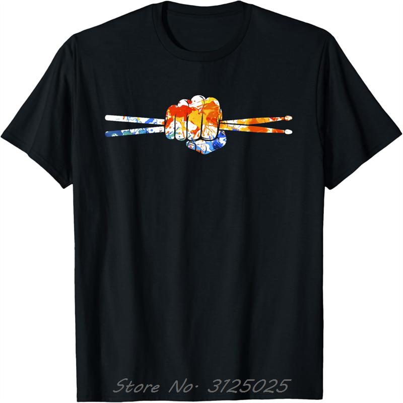 Drum Sticks Musician Drummer Graphic T-Shirt Oversized T Shirt Unisex Tshirt Streetwear Men's Clothing Cotton Tees Fashion Tops