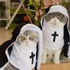 Role Play Pet Cat Halloween Costumes Cat Puppy Cat Cosplay Costume Sets Kawaii Pet Nun Cloak  Gifts