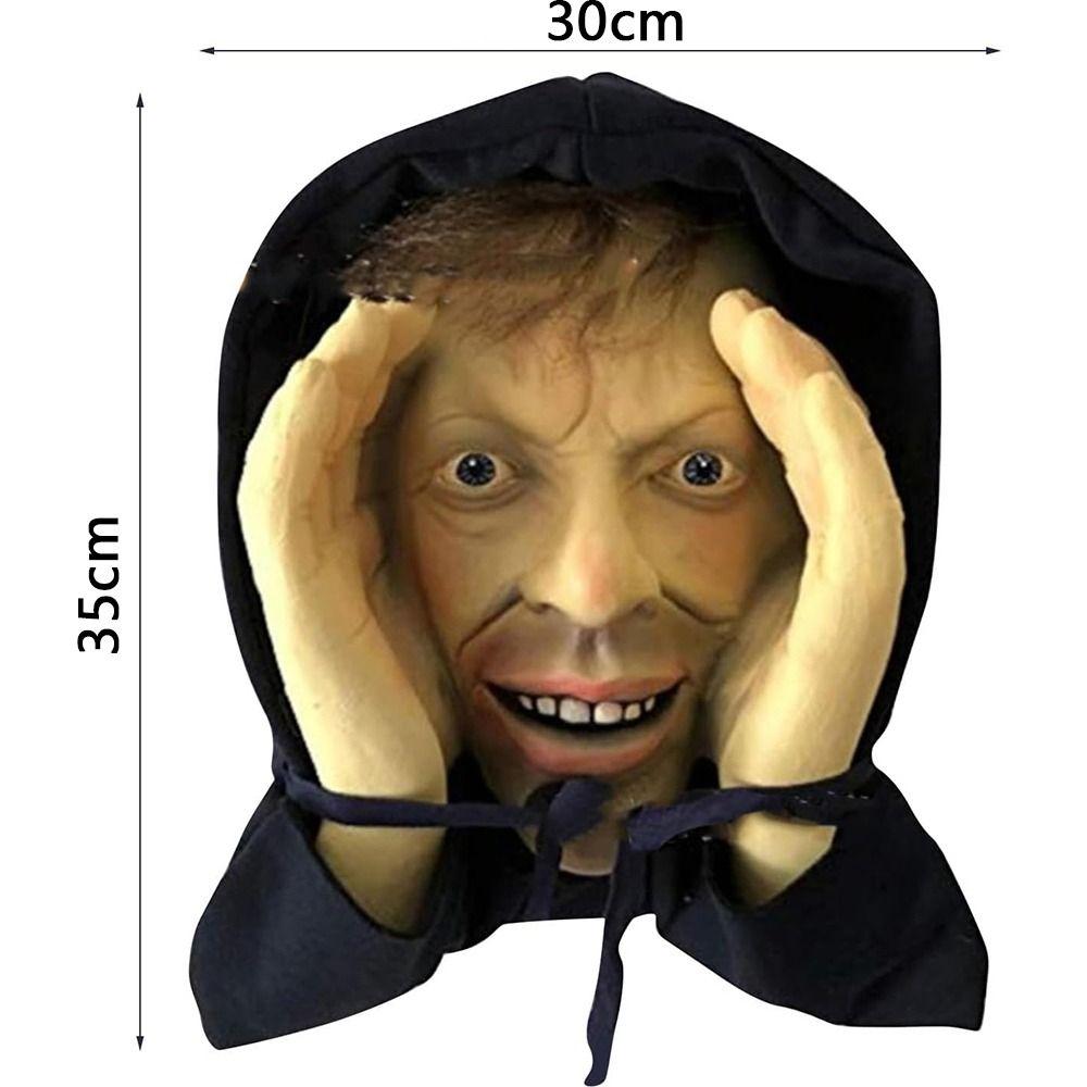 Adesivo PVC Spaventoso Peeper Freak per Interni ed Esterni Spettrale Casa Festa Spaventi Adesivo per Finestra Maschera da Appendere alla Finestra