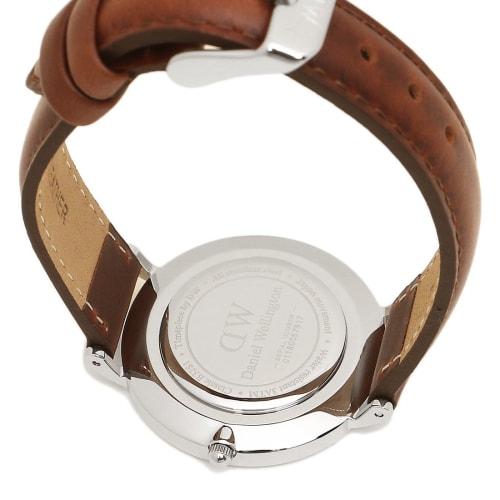 Daniel Wellington Women's Classic Petite Watch, 32mm, Quartz Movement, Black with ST MAWES Brown, DW00100181