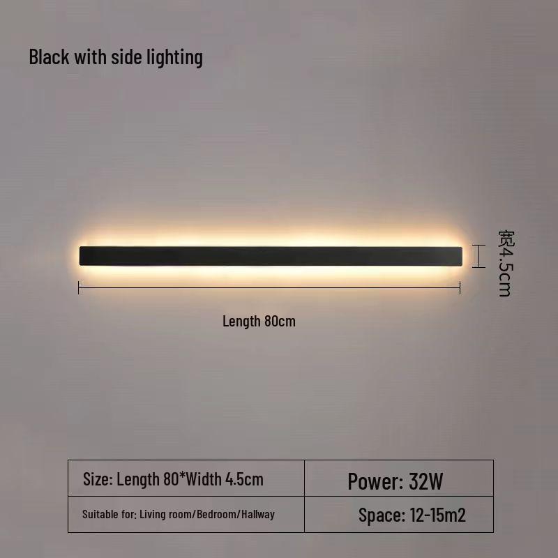 Modern Minimalist Wall Lamp for Bedroom, Living Room, or Hallway