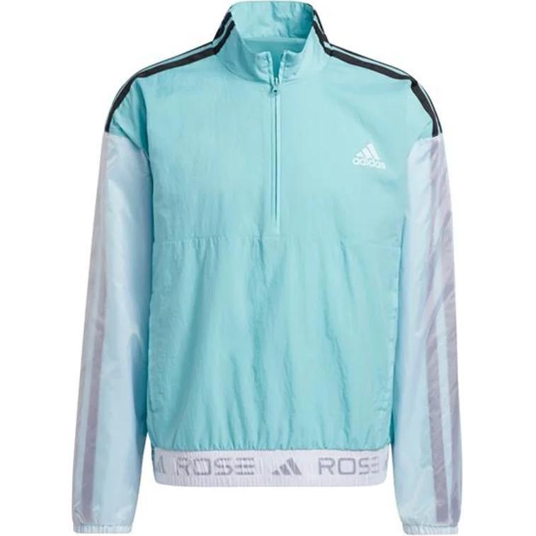 adidas Rose Lw Anorak Basketball Sports Jacket Sky Blue Men s GV4651 L