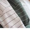 Korean Style Boys' Striped Retro T-shirt - Round Neck, Spring Fashion
