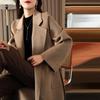 100% Wool Women Coat MODERN NEW SAGA Autumn Wool Long Coat Handmade Pea Coat Winter Warm Wool Long Jacket Overcoat