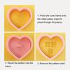 Pack Of 10 Language I Love You Cookie Molds Diverse Language Love You Cookie Cutters Treat Mould For Handmade Sweet