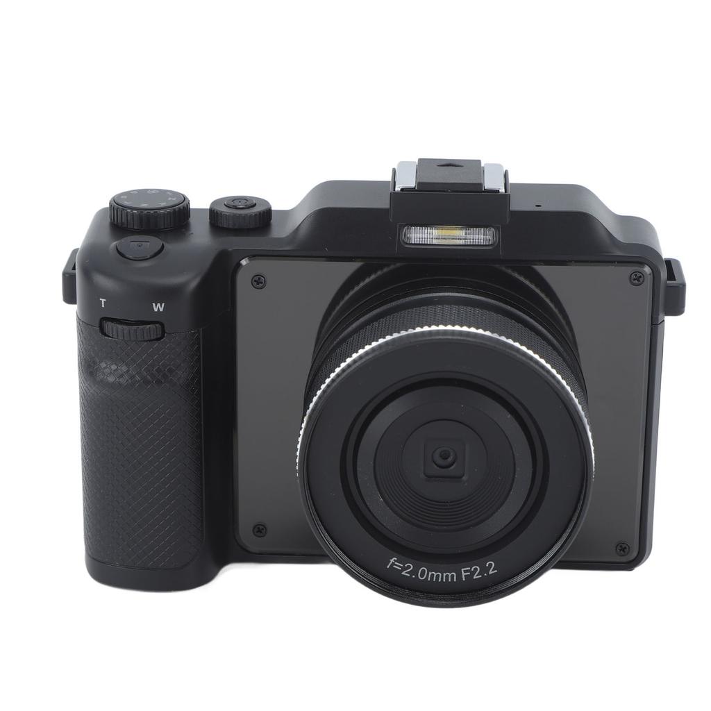 5K Digital Camera Front Rear Dual Lens 64 Megapixels 18X Autofocus Vlog Camera for Travel Party Growth Records