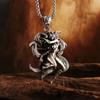 Vintage Gold Wings Wings Necklace Hell Devil Mother Pendant for Men and Women Couples Hip Hop Rock Punk Jewelry