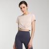Sports Yoga Cover-up Summer Yoga Clothing Top Running Quick-drying Short-sleeved Fashion Fitness Clothing for Women