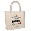 Beach Bag - PLANETEE - Insulated Emeline's Love Bazaar - Cotton - Large Capacity - Printed In France
