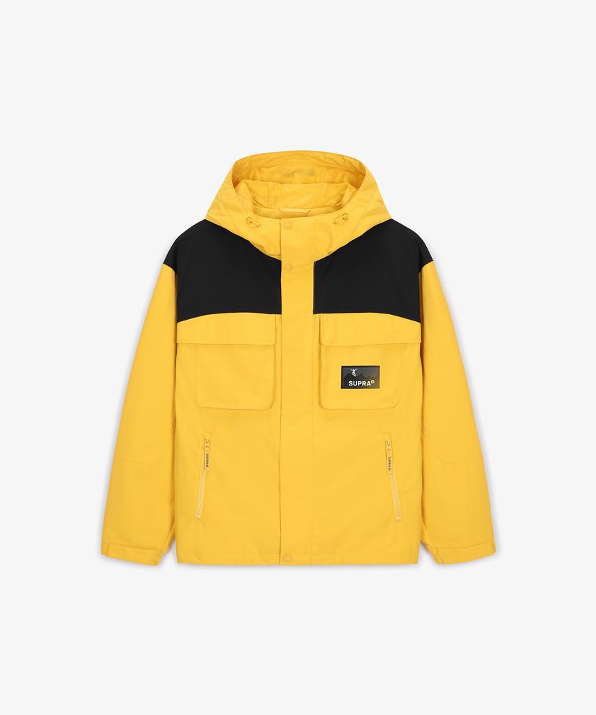 Supra Two-Pocket Contrast Windbreaker (Yellow)