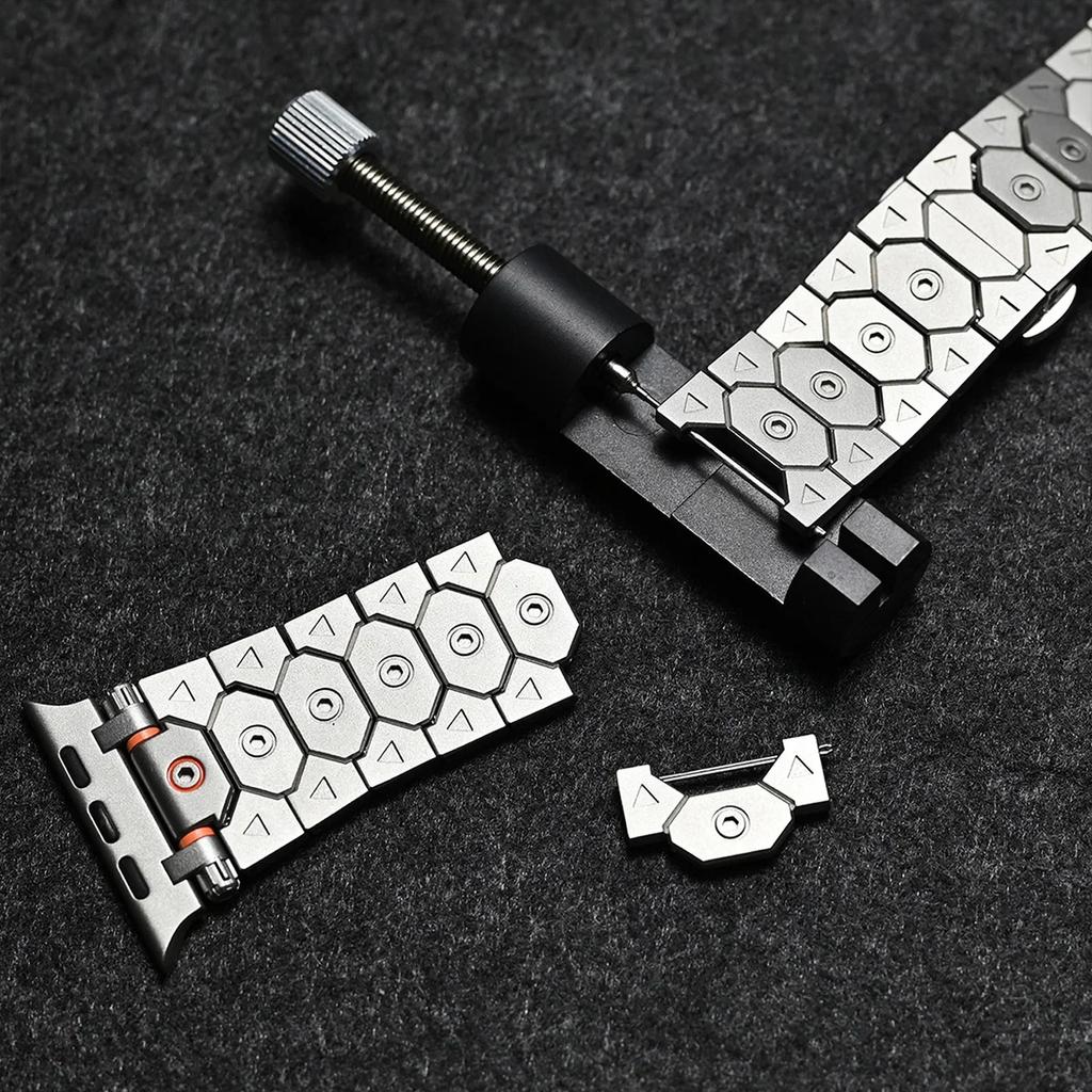 Titanium Color Stainless Steel Bracelet Strap For Apple Watch Ultra 2 49mm Series 10 46mm iWatch 9 8 7 SE 45 44 42 41 40 38mm