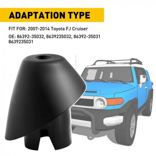 For 2007-2014 Toyota FJ Cruiser Antenna Adapter Base Black Mount Car Accessories
