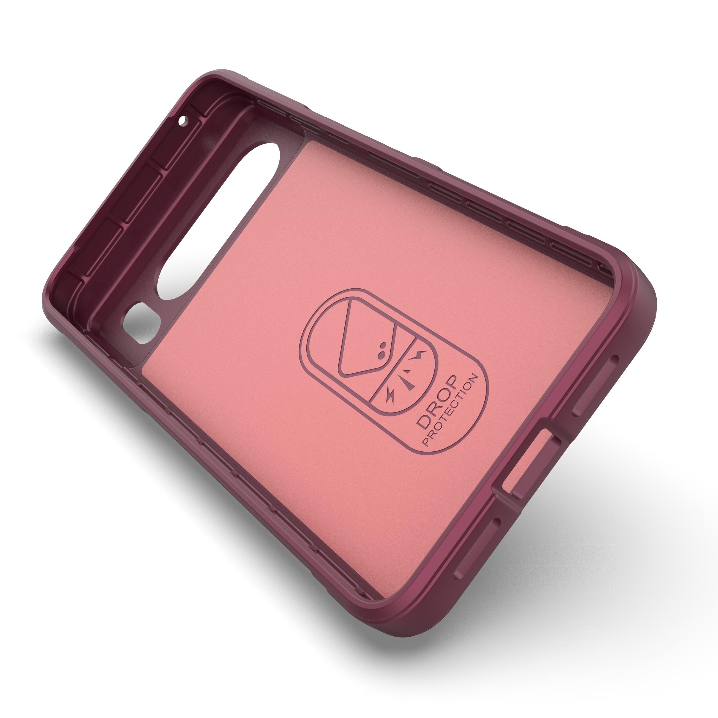 

For Google Pixel 8 Pro Case Soft TPU Rugged Phone Cover Wine Red