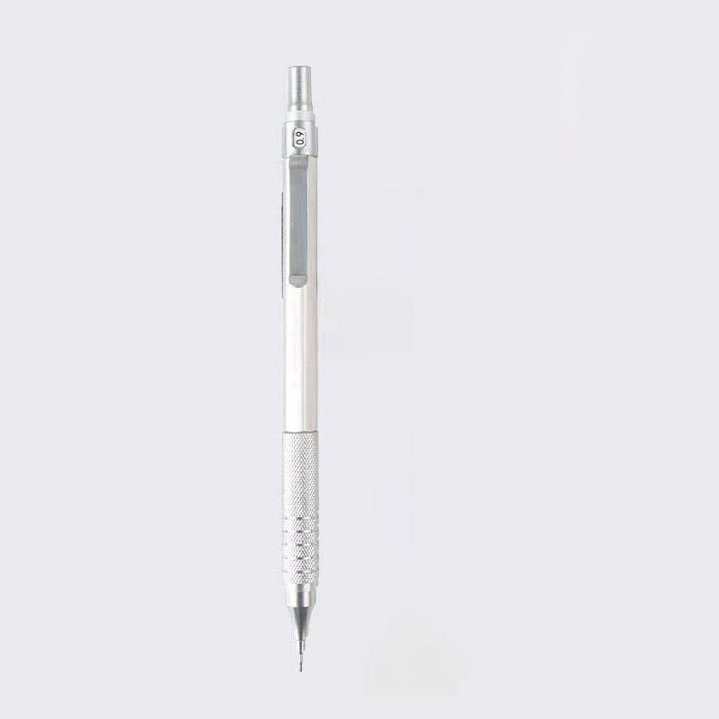 Professional Metal Mechanical Pencil, 0.5/0.7mm, Low Center Gravity, Weighted Feel, Continuous Lead Feed for Drawing & Painting.