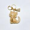 1PC Key Rings Cute Cartoon Gifts For Girls Cat Keychain Fashion PU Leather Key With Tassels Bags Multiple Options Available
