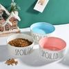 Cute Pet Bowl Creative Cat Drinking Feeder Pet Supplies Dog Food Feeding Basin Kitten Puppy