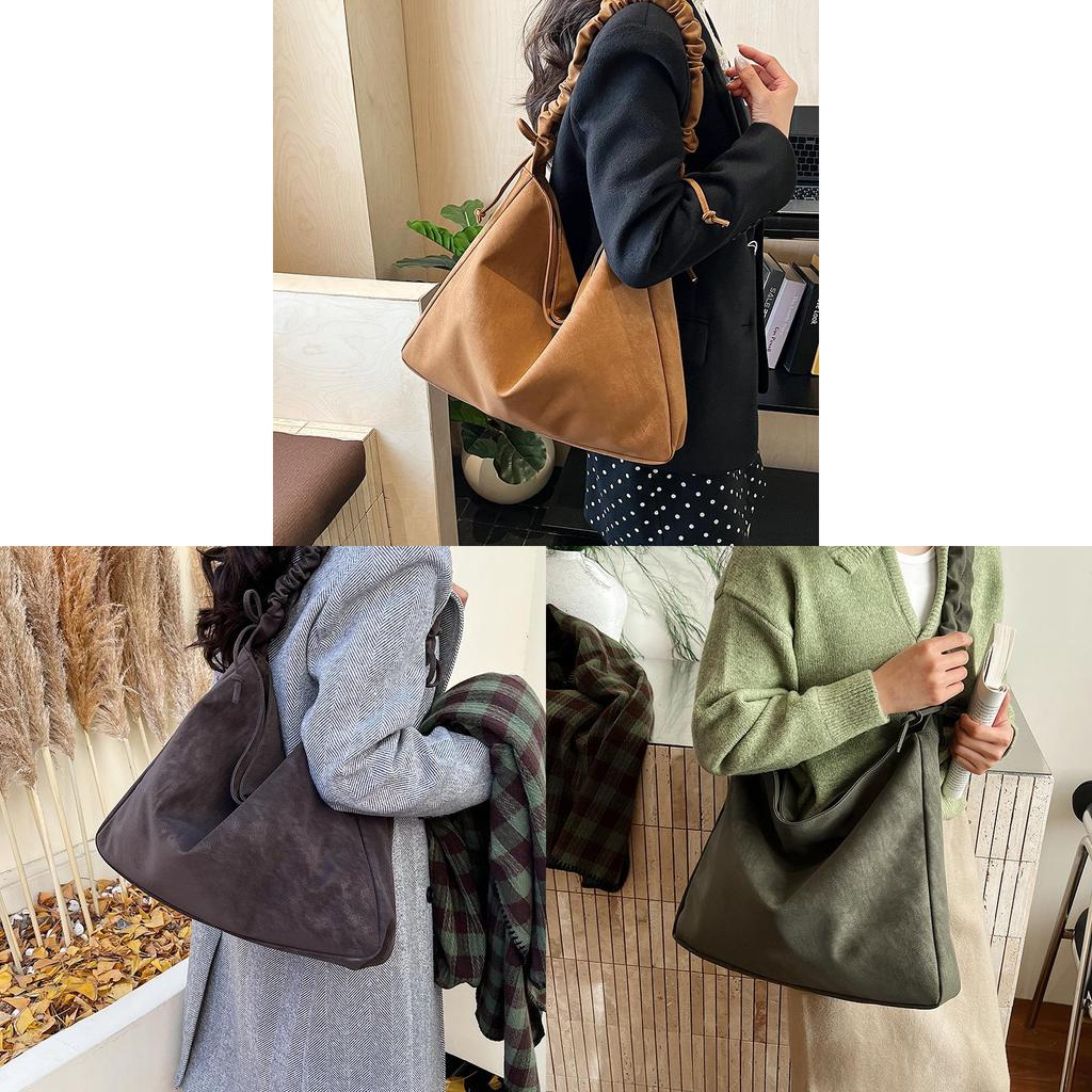Pu Shoulder Bag For Women With Vintage Design And Top Handle For Daily Use