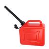 Gas Can 5L 1.3 Gallon ABS Leakage Free Red Portable Gasoline Container with 27cm Outlet Pipe and